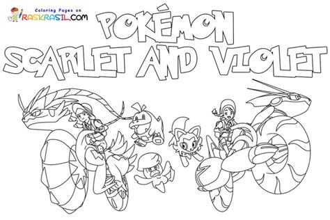 pokemon scarlet coloring pages